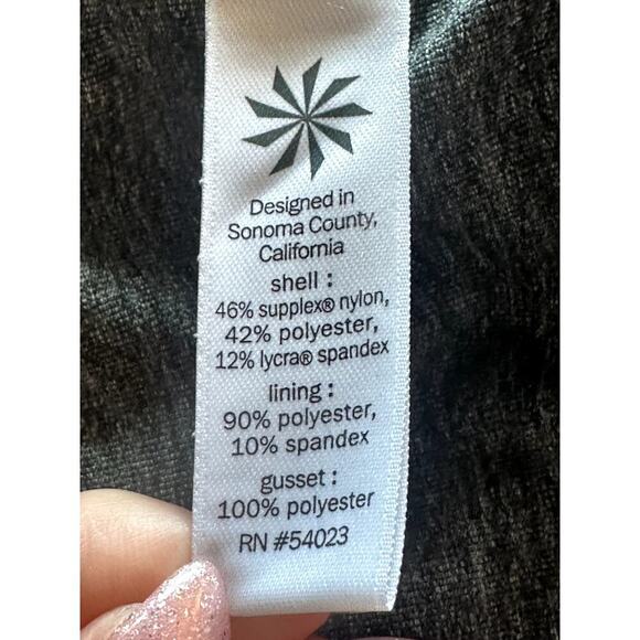 Athlete Zip Pockets Hiking Athletic Active Skirt Skort Gray Size S - Picture 6 of 7